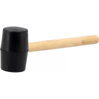 VOREL Ciocan cauciuc 450 g maner lemn 55 mm