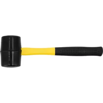 VOREL Ciocan cauciuc 1.000 g maner fibra de sticla 66 mm