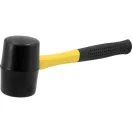 VOREL Ciocan cauciuc 1.000 g maner fibra de sticla 66 mm