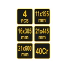 VOREL Set fier de prindere 4 piese