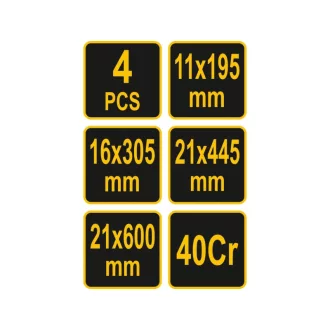 VOREL Set fier de prindere 4 piese
