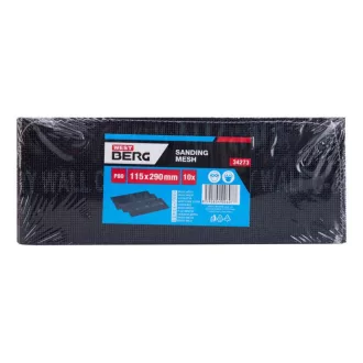 Piesă de șlefuire cu grătar 115 x 290 mm P80 (10 buc)
