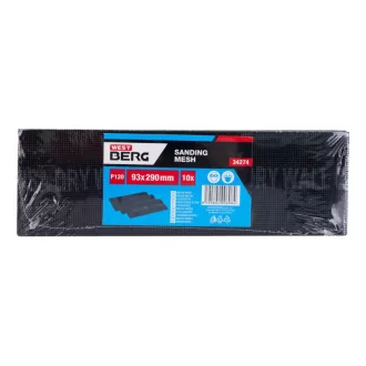 Bloc de șmirghel cu grilaj 93 x 290 mm P120 (10 buc)