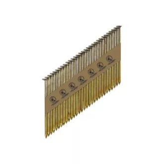   WOODPECKER Cuie cu cap plat 3,1 x 75 mm 34° cu inel, lucios (2000 buc)