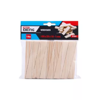 WOODY Pană de lemn 100 x 25 x 16 - 1 mm (14 buc)