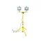 Trepied cu halogen dublu reflector 2 x 400 W