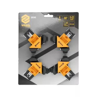 VOREL Set suport pentru piesă de sudură, 4 piese cu arc