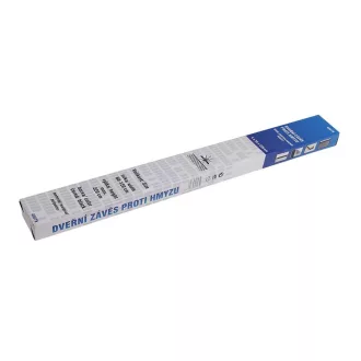 Perdeau plasa de tantari pentru usa neagra 4 x 35 x 220 cm