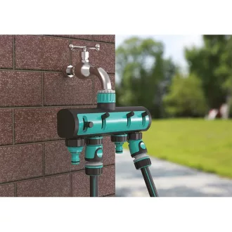   FESTA AQUATIC Conector robinet 4 căi filet interior 3/4"-1"