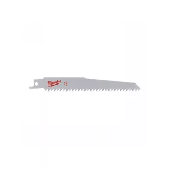   Pânză de ferăstrău MILWAUKEE Sabre 150/4,2 mm HCS (lemn, plastic) (3 buc)
