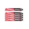 Lama de fierastrau sabie MILWAUKEE 150x10 mm TORCH™ NITRUS TCT (5 bucati)