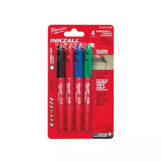 Marcator MILWAUKEE (negru, roșu, albastru, verde/cs)