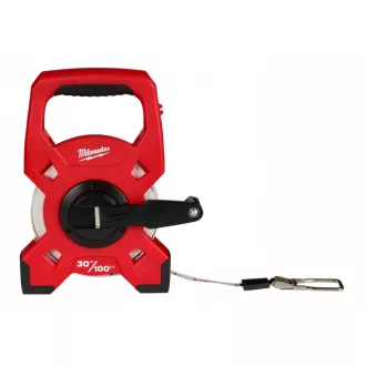   Bandă de măsurat MILWAUKEE 30 mx 13 mm cu bandă din fibră de sticlă pentru cadru