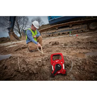   Bandă de măsurat MILWAUKEE 30 mx 13 mm cu bandă din fibră de sticlă pentru cadru