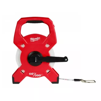   Bandă de măsurat MILWAUKEE 60 mx 13 mm cu bandă din fibră de sticlă pentru cadru