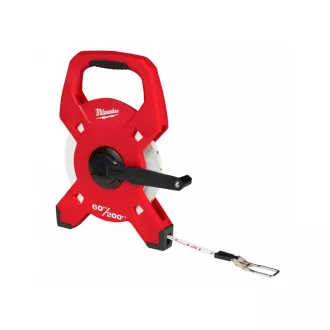   Bandă de măsurat MILWAUKEE 60 mx 13 mm cu bandă din fibră de sticlă pentru cadru