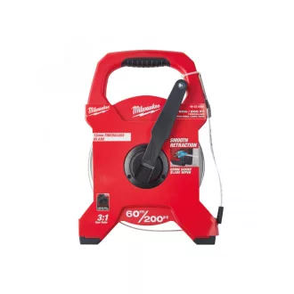  Bandă de măsurat MILWAUKEE 60 mx 13 mm cu bandă din fibră de sticlă pentru cadru