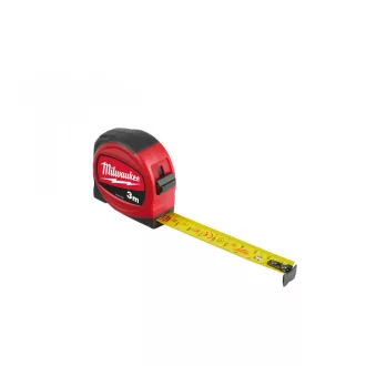 MILWAUKEE Bandă de măsurare 3 mx 16 mm metrică SLIMLINE