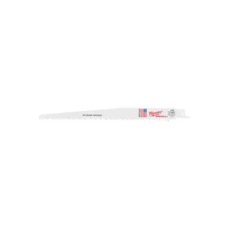   MILWAUKEE Lama pentru fierastrau reciprocant 230 mm / 6TPI bimetal Co (lemn, plastic) (5 buc) (48005016)