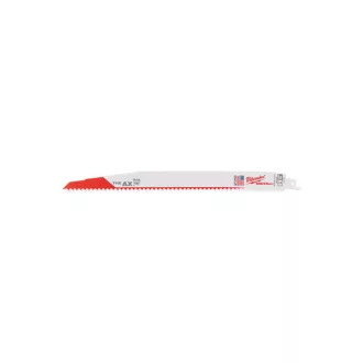   MILWAUKEE Lama de fierăstrău sabie 300 mm / 5TPI bimetal Co (lemn, plastic) (5 buc)