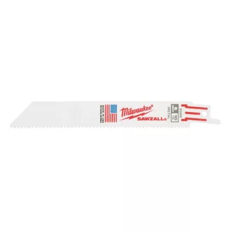   MILWAUKEE Lamă pentru fierăstrău cu acțiune de reciprocitate 150 mm / 10TPI (metal) (5 bucăţi)