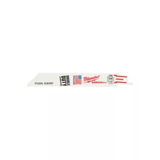   MILWAUKEE Lama de fierăstrău sabie 150 mm / 18TPI bimetal (metal) (5 buc)