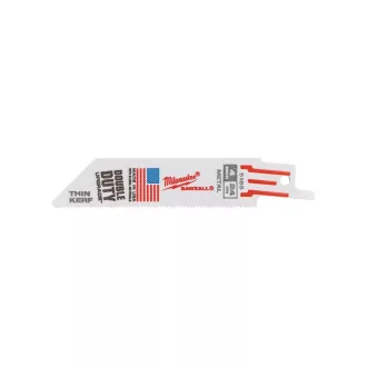   MILWAUKEE Lama pentru fierastrau sabie 100/1,0 mm bimetal Co (lemn, plastic) (5 buc)