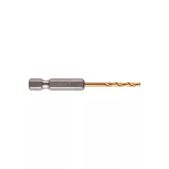   Burghiu MILWAUKEE 2,5 x 62/19 mm HSS-G TiN, HEX roșu - Shockwave™ (2 buc)