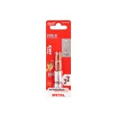 Burghiu MILWAUKEE 3,2 x 66,5/23 mm HSS-G TiN, HEX roșu - Shockwave™ (2 buc)