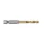 Burghiu MILWAUKEE 4,0 x 71,5/26 mm HSS-G TiN, HEX roșu - Shockwave™ (2 buc)