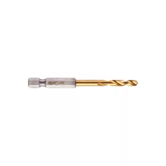   Burghiu cu melc MILWAUKEE 4,2 x 74/28 mm HSS-G TiN, HEX roșu - Shockwave™