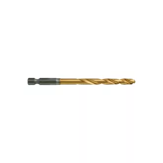   Burghiu cu melc MILWAUKEE 6,0 x 105/63 mm HSS-G TiN, HEX roșu - Shockwave™