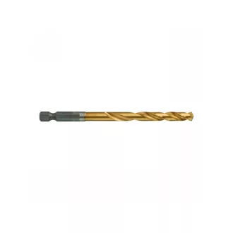   Burghiu cu melc MILWAUKEE 6,5 x 107/64 mm HSS-G TiN, HEX roșu - Shockwave™