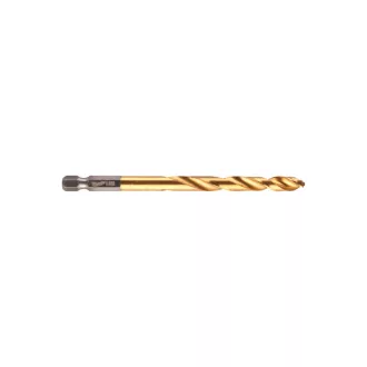   Burghiu cu melc MILWAUKEE 6,8 x 108/65 mm HSS-G TiN, HEX roșu - Shockwave™