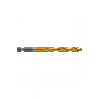   Burghiu cu melc MILWAUKEE 7,5 x 110/67 mm HSS-G TiN, HEX roșu - Shockwave™