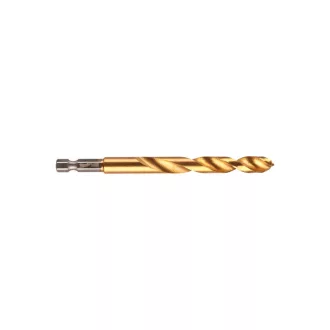   Burghiu cu melc MILWAUKEE 9,0 x 117/73 mm HSS-G TiN, HEX roșu - Shockwave™