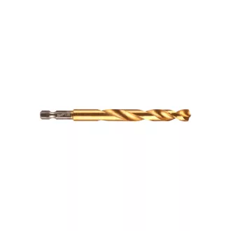   Burghiu cu melc MILWAUKEE 9,5 x 118/74 mm HSS-G TiN, HEX roșu - Shockwave™