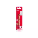 Burghiu cu melc MILWAUKEE 9,5 x 118/74 mm HSS-G TiN, HEX roșu - Shockwave™