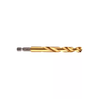   Burghiu cu melc MILWAUKEE 10,0 x 120/76 mm HSS-G TiN, HEX roșu - Shockwave™