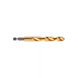   Burghiu cu melc MILWAUKEE 10,5 x 122/78 mm HSS-G TiN, HEX roșu - Shockwave™