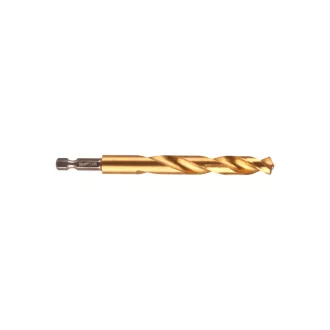   Burghiu cu melc MILWAUKEE 11,0 x 125/80 mm HSS-G TiN, HEX roșu - Shockwave™