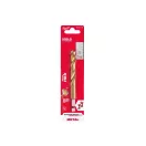 Burghiu cu melc MILWAUKEE 11,5 x 126/81 mm HSS-G TiN, HEX roșu - Shockwave™