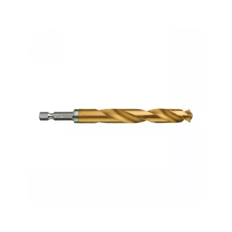   Burghiu cu melc MILWAUKEE 12 x 127/82 mm HSS-G TiN, HEX roșu - Shockwave™