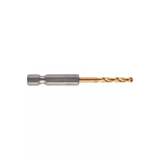   Burghiu MILWAUKEE 3,0 x 65/23 mm HSS-G TiN, HEX roșu - Shockwave™ (2 buc)