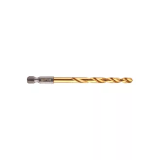   Burghiu cu melc MILWAUKEE 5,5 x 104/60 mm HSS-G TiN, HEX roșu - Shockwave™