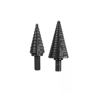   MILWAUKEE Set burghie trepte 2 piese Cobalt 4 - 20 mm + 6-35 mm