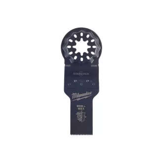   Pânză de ferăstrău cu adâncime MILWAUKEE Bimetal (lemn + cuie) 20 x 34 mm Multitool Starlock
