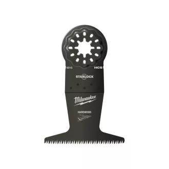   Pânză de ferăstrău cu adâncime MILWAUKEE (pentru lemn de esență tare) 65 x 42 mm Multitool Starlock