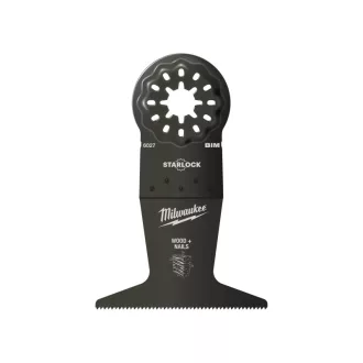   Pânză de ferăstrău cu plonjare MILWAUKEE 65 x 42 mm bimetal Multitool Starlock