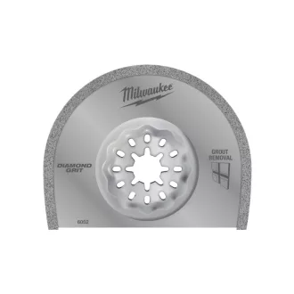   Pânză de ferăstrău pentru chit MILWAUKEE 75 x 1,2 x 25 mm Unelte multifuncționale Starlock cu granule diamantate